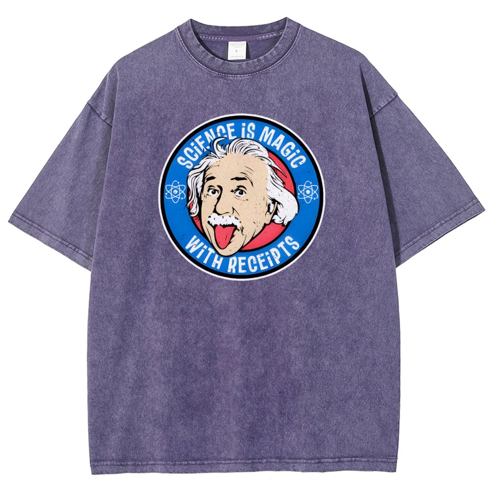 Science Is Magic Vintage Distressed T-shirt