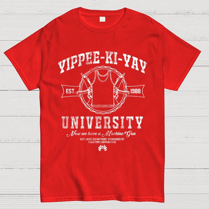 Yippee-Ki-Yay University Geek T-Shirt