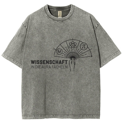Wissenschaft in die Aura fächeln Vintage Distressed T-shirt
