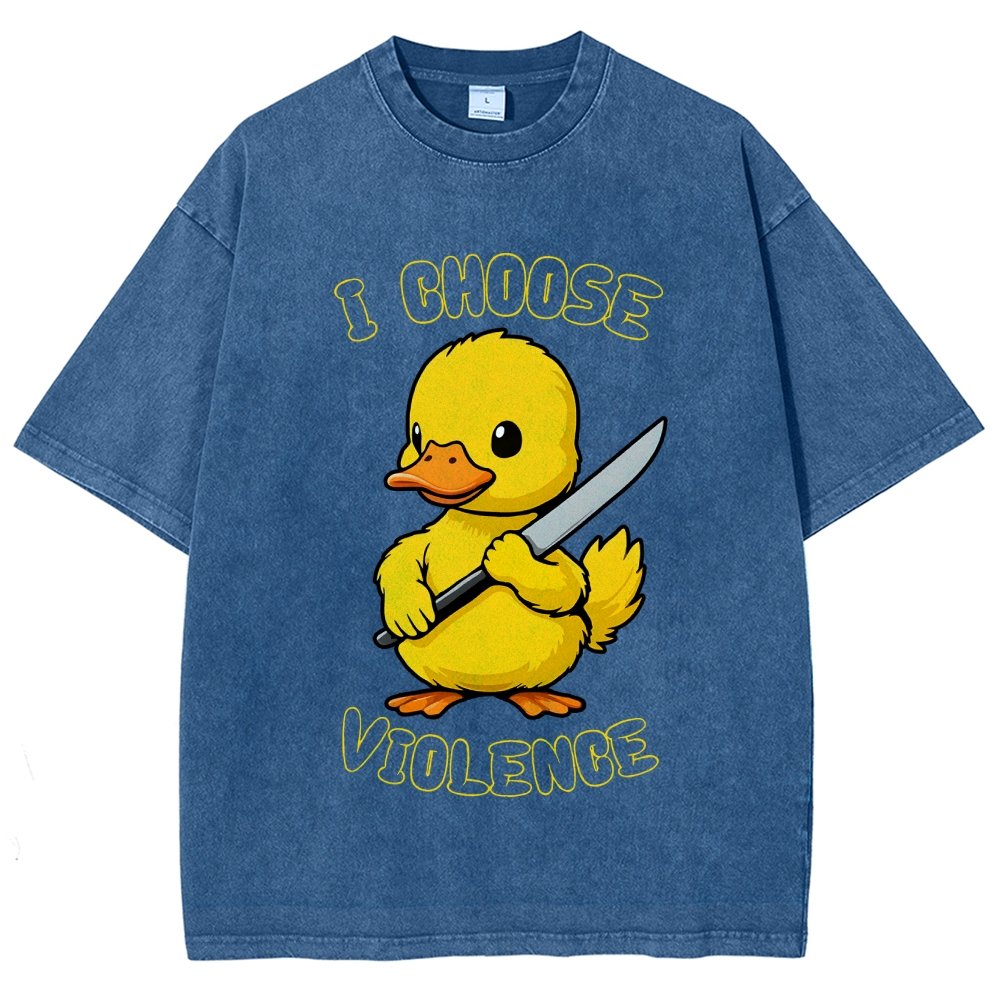 I Choose Violence Vintage Distressed T-shirt