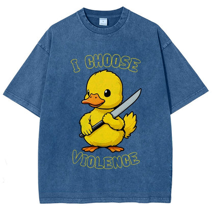 I Choose Violence Vintage Distressed T-shirt