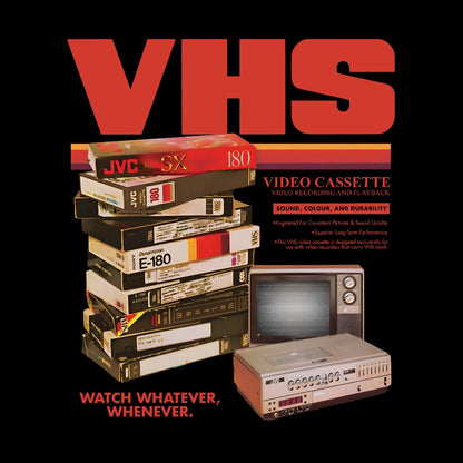 Vintage VHS Tapes Geek T-Shirt