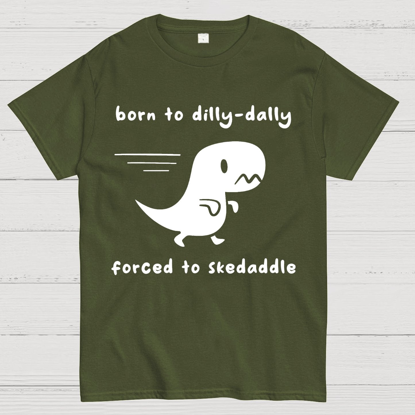 Forced To Skedaddle Geek T-Shirt