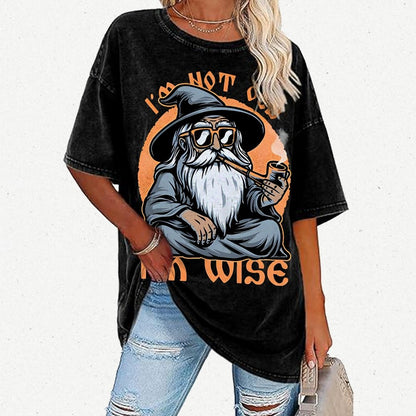 Wise Old Wizard Vintage Distressed T-shirt