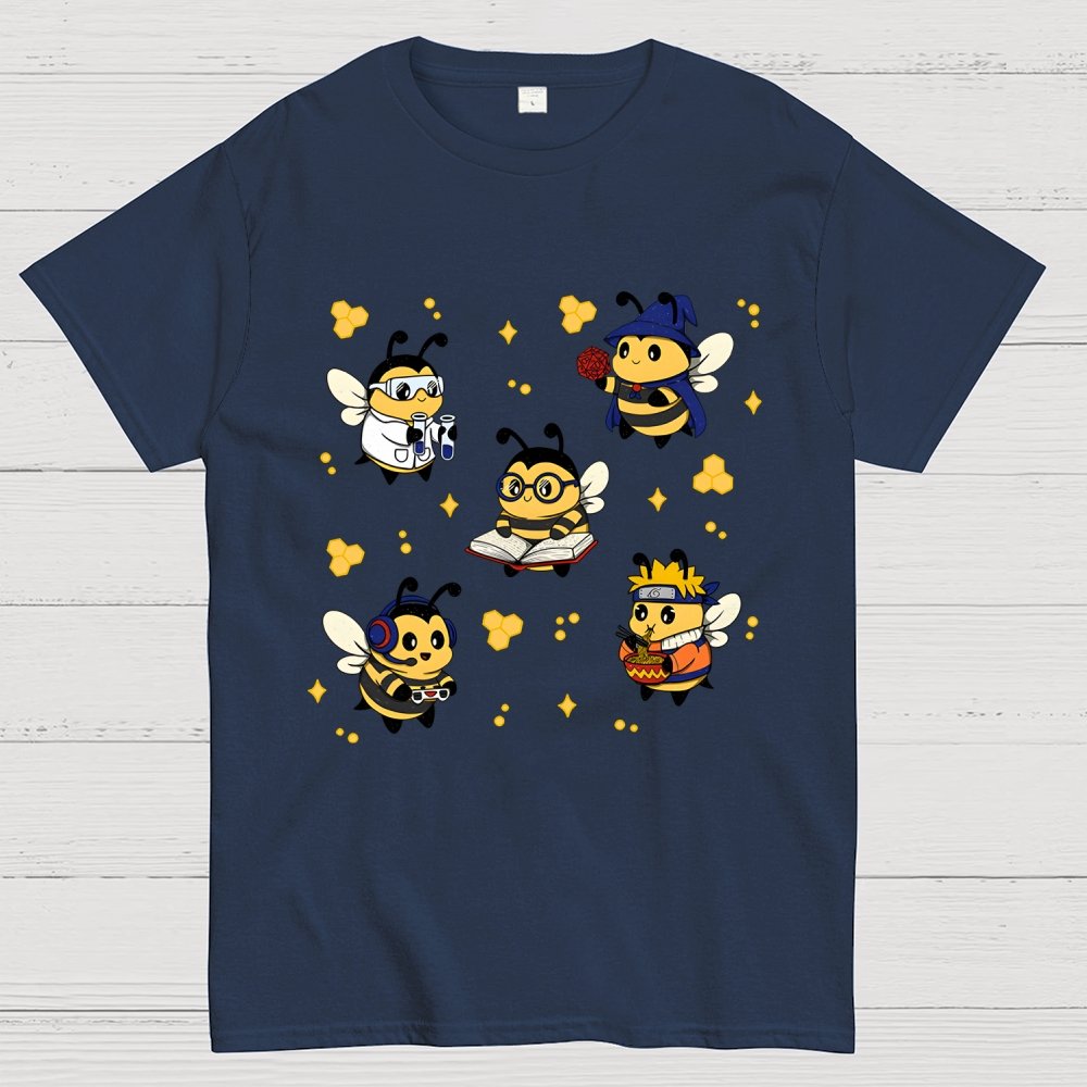 Nerdy Bees Squad Geek T-Shirt