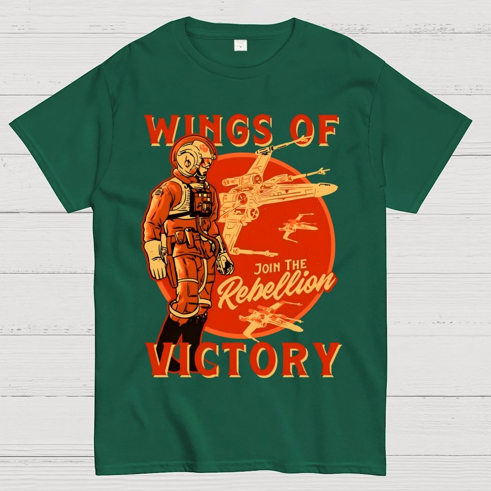 Wings of Triumph Victory Recruitment Geek T-Shirt