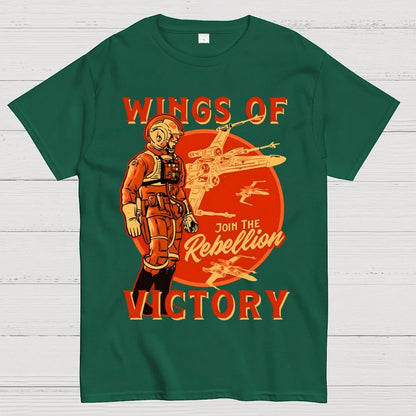 Wings of Triumph Victory Recruitment Geek T-Shirt