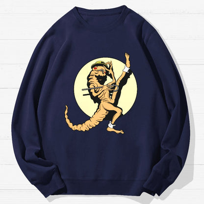 Space-themed Funny Magnet Geek Cotton Sweatshirt