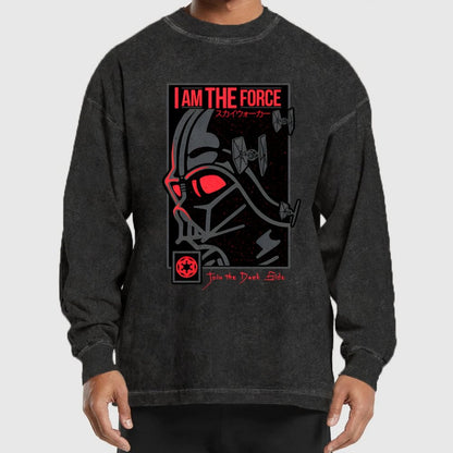 I'm Darkness Washed Long Sleeve Tee