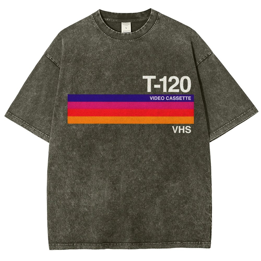 Dusk Video Cassette VHS Vintage Distressed T-shirt