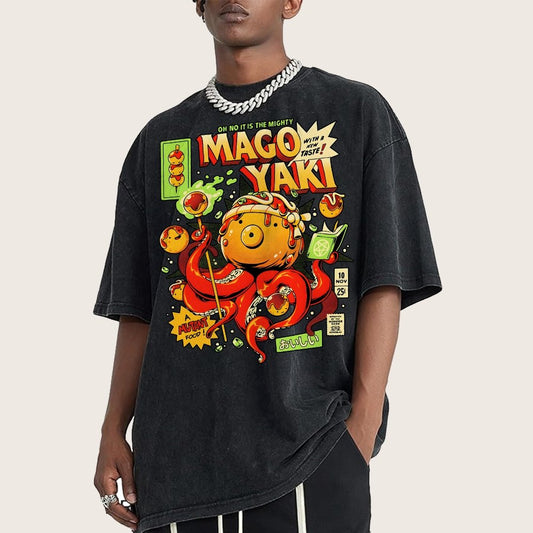 Magoyaki Vintage Distressed T-shirt