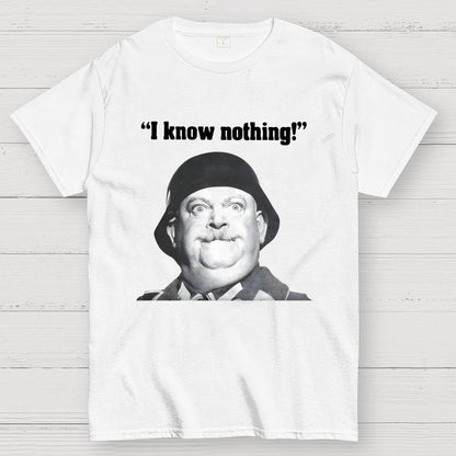I Know Nothing Art Print Geek T-Shirt