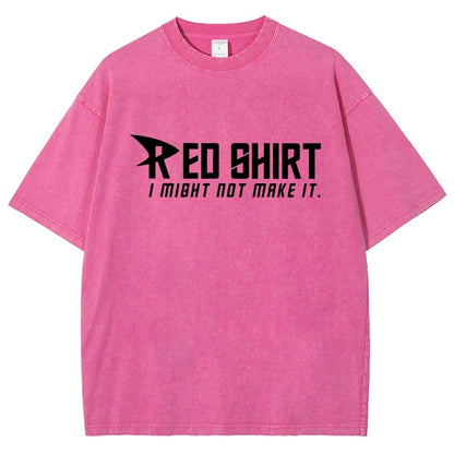 Red Shirt Vintage Distressed T-shirt