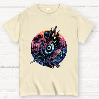 Crow from the underworld Unisex Geek T-Shirt
