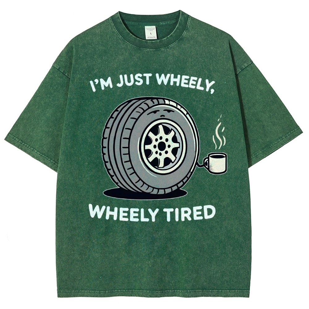 Wheely, Wheely Tired Vintage Distressed T-shirt