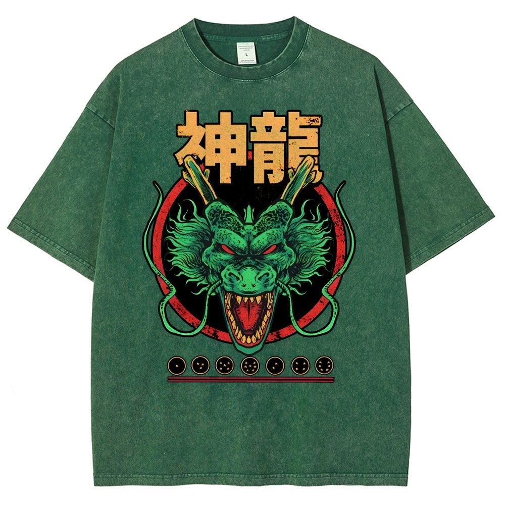 God Dragon Vintage Distressed T-shirt