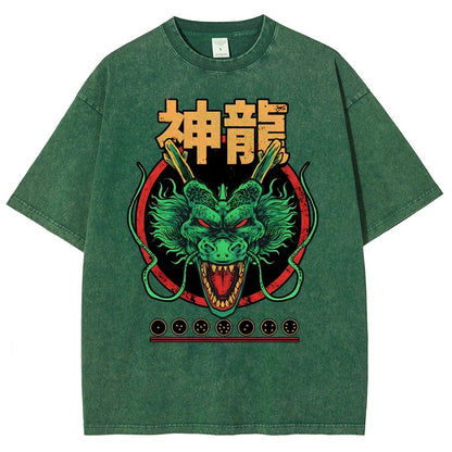 God Dragon Vintage Distressed T-shirt