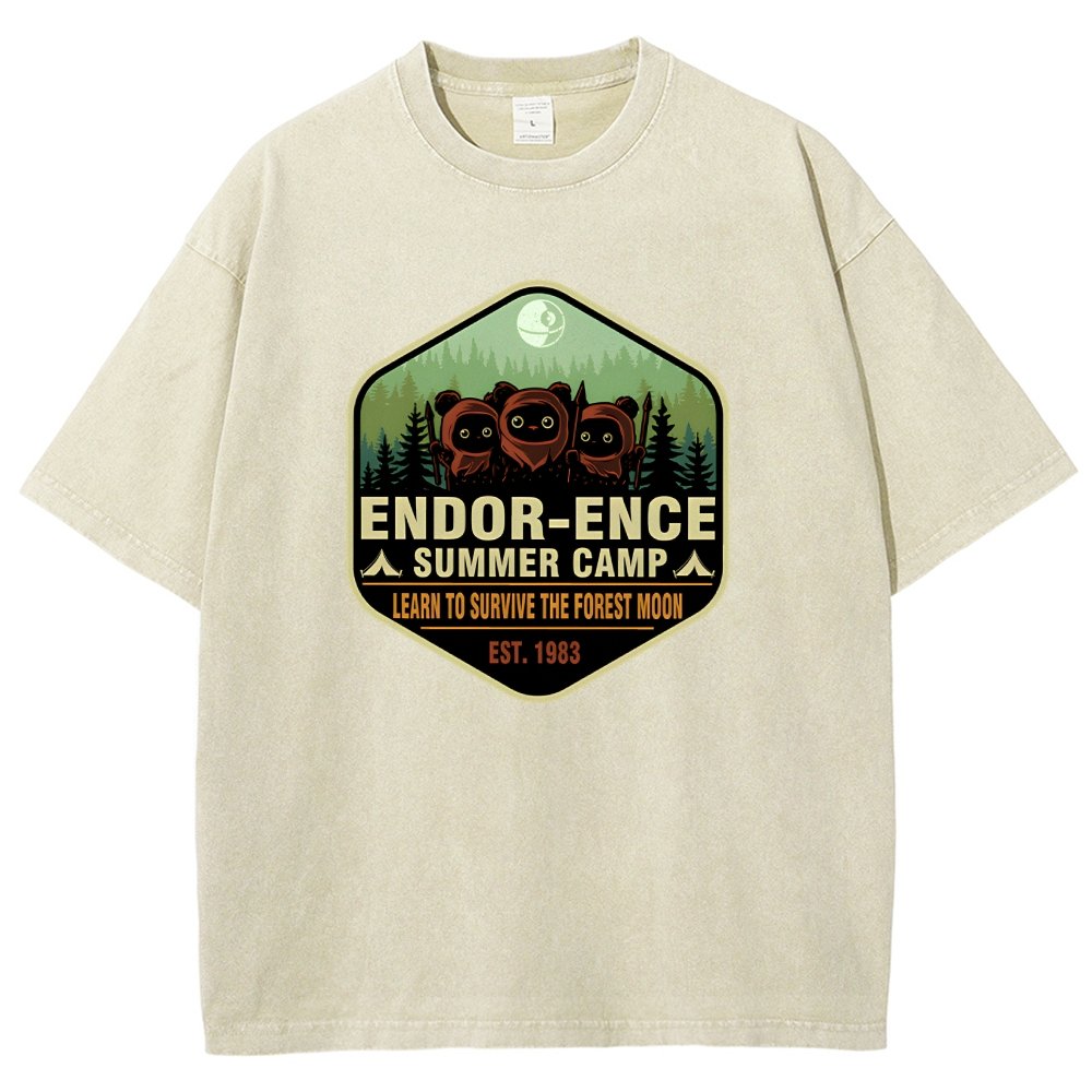 Elysian-Ence Vintage Distressed T-shirt