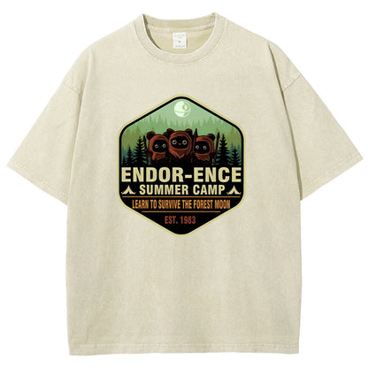 Elysian-Ence Vintage Distressed T-shirt