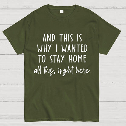 Sarcastic Introvert And This Is Why I Wanted To Stay Home Geek T-Shirt