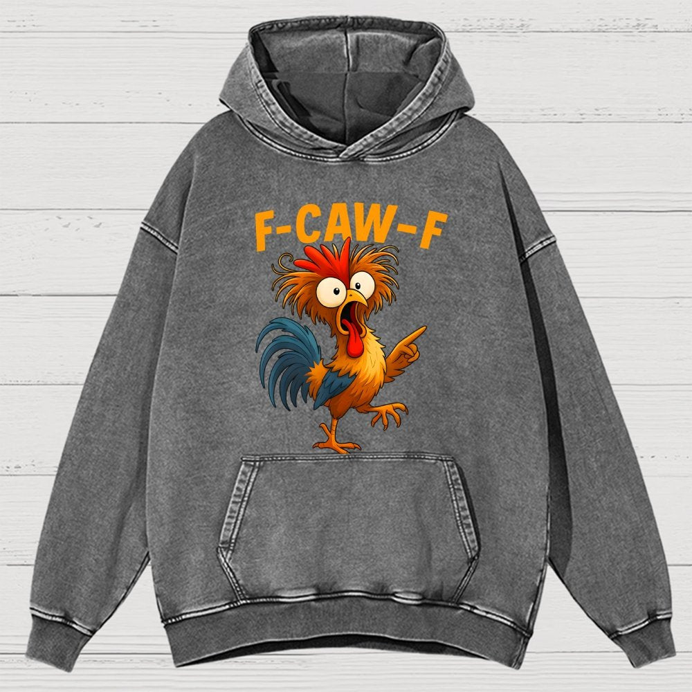 Fcawf Chicken Vintage Distressed Hoodie