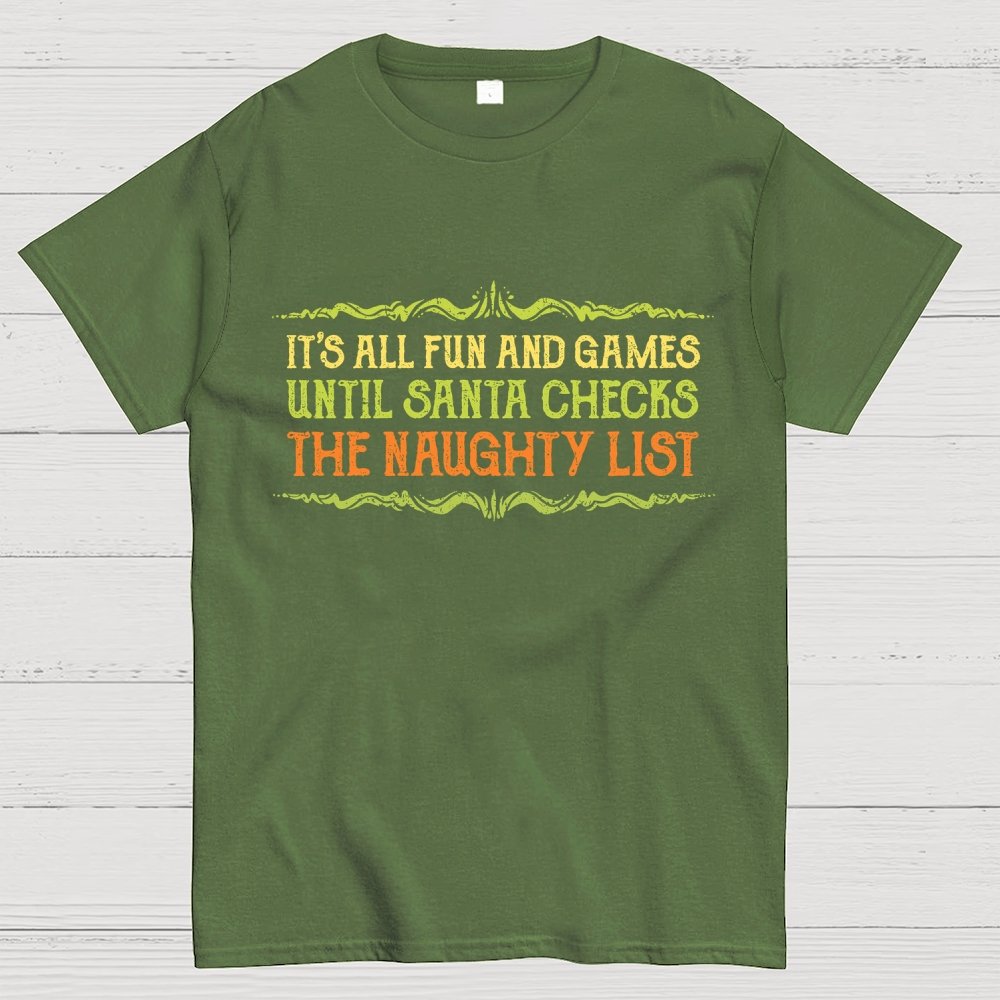 The Naughty List Geek T-Shirt