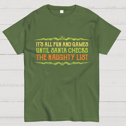 The Naughty List Geek T-Shirt