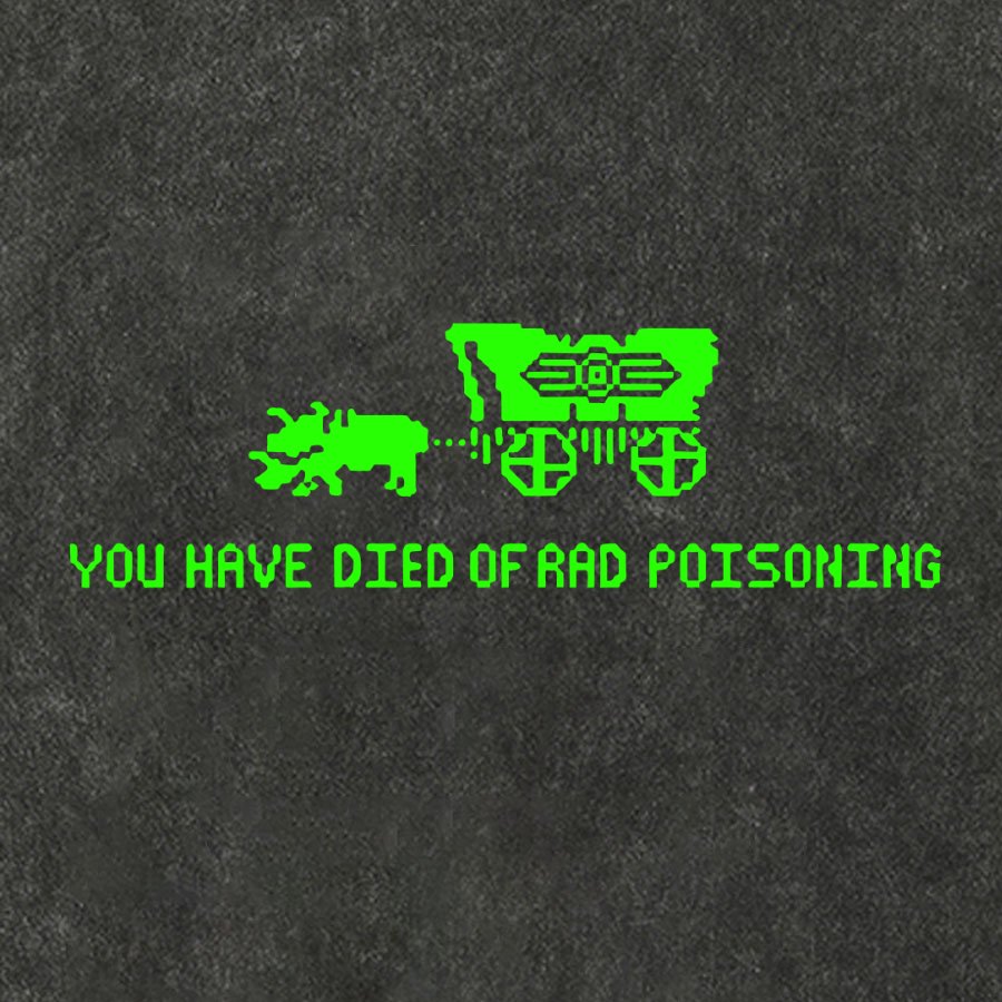 Oregon You Have Died Of Rad Poisoning Vintage Distressed T-shirt
