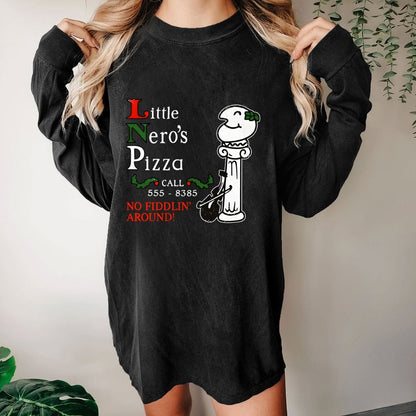 Local Pizza Joint Washed Long Sleeve Tee