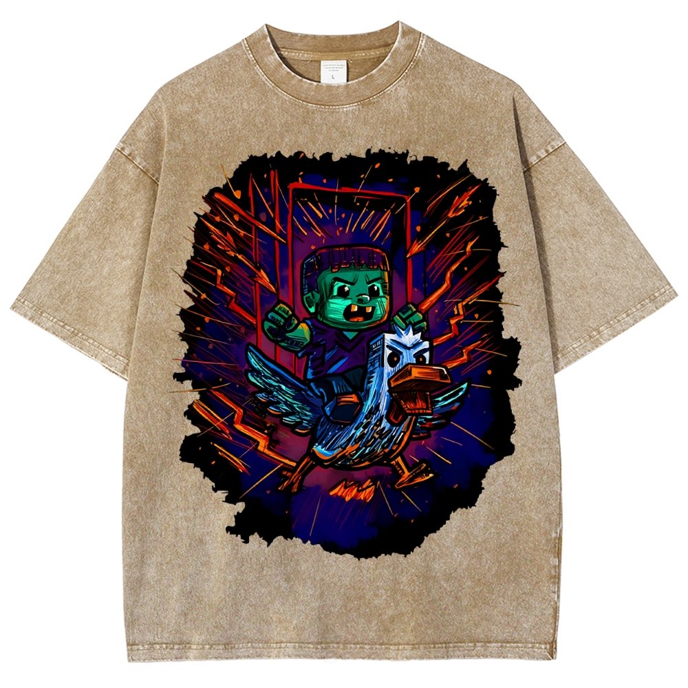 What the Cluck Vintage Distressed T-shirt