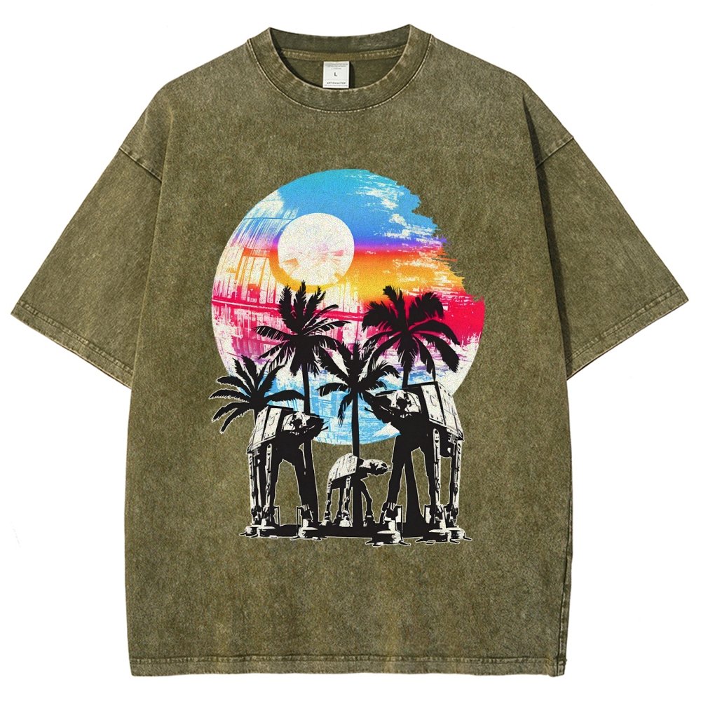 Summer Assault Vintage Distressed T-shirt