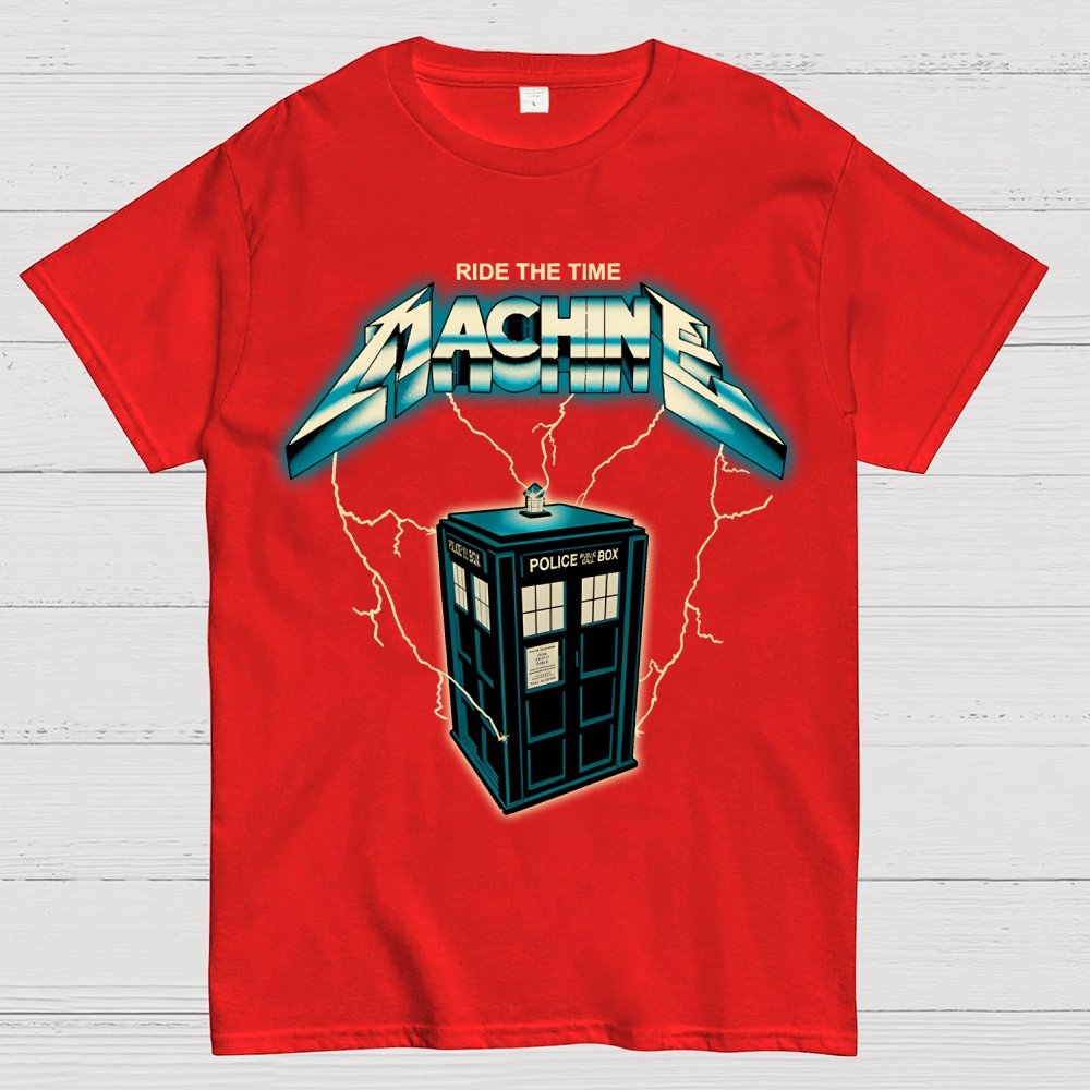 Ride the Time Machine Geek T-Shirt