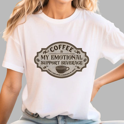 My Emotional Support Beverage Geek T-Shirt