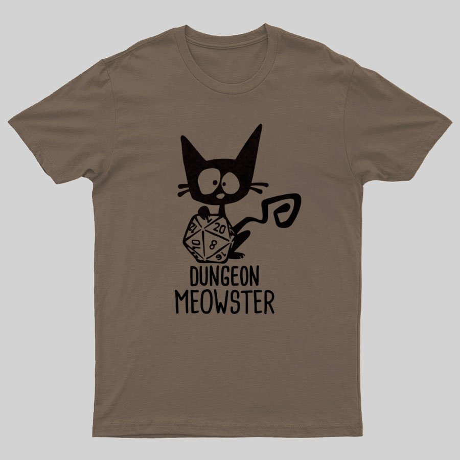 Dungeon Meowster Funny Unisex Gamer T-Shirt