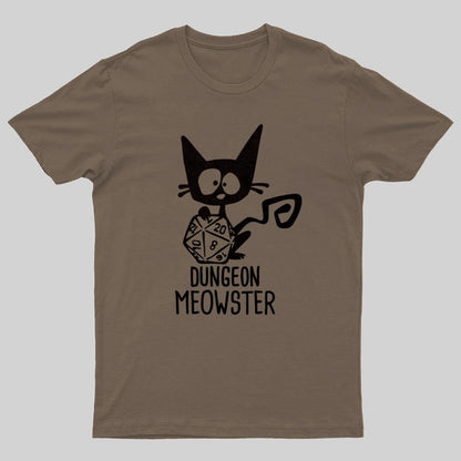 Dungeon Meowster Funny Unisex Gamer T-Shirt