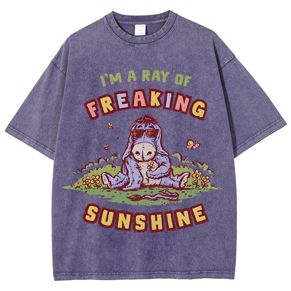 A Freaking Ray Of Sunshine Vintage Distressed T-shirt