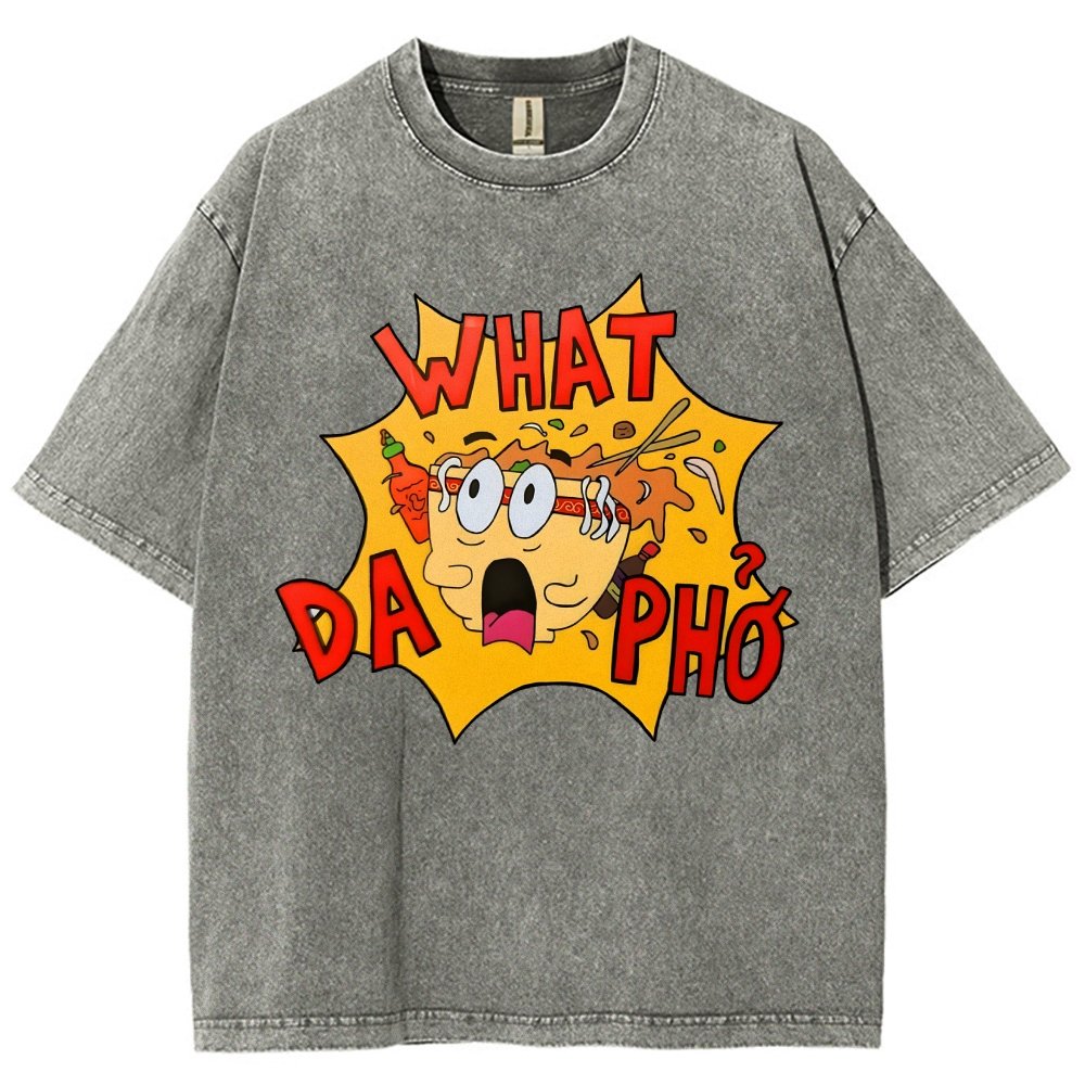 What Da Pho?Vintage Distressed T-shirt
