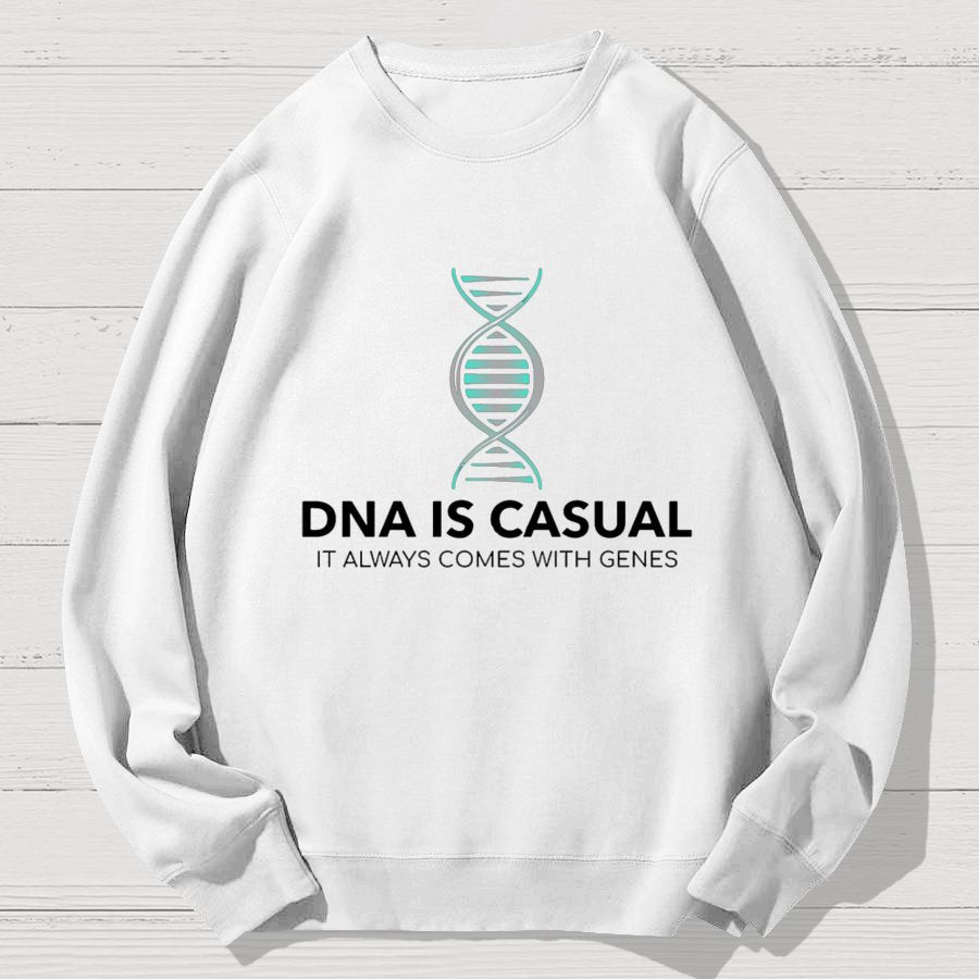 DNA Is Casual Geek Cotton Sweatshirt