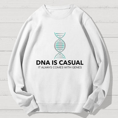 DNA Is Casual Geek Cotton Sweatshirt