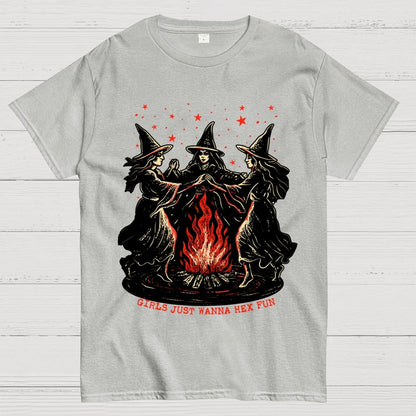 Girls Just Wanna Hex Fun Geek T-Shirt