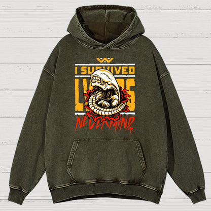 I Survived Vintage Distressed Hoodie