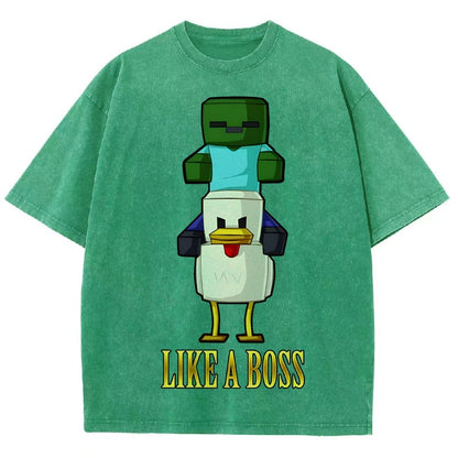 Like A Boss Vintage Distressed T-shirt