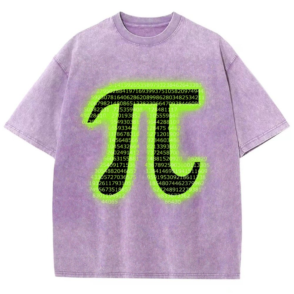 Pi Vintage Distressed T-shirt