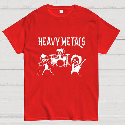 Saying Heavy Metals Rocks Chemistry Geeky T-Shirt