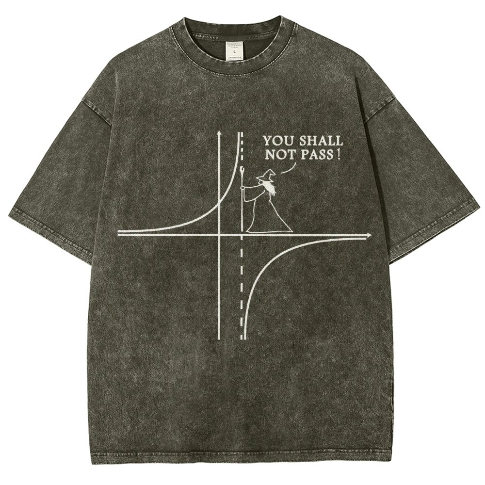 You Shall Not Pass Vintage Distressed T-shirt