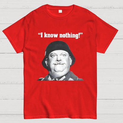I Know Nothing Art Print Geek T-Shirt