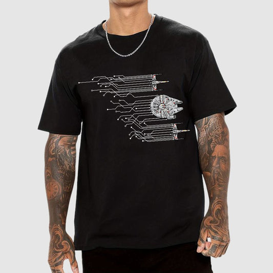 Microships – The Fastest Circuit in the Galaxy Geek T-Shirt