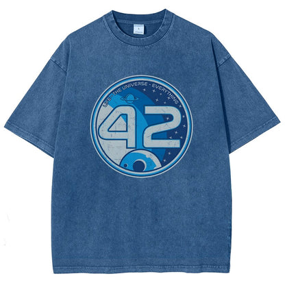 42- The Answer Vintage Distressed T-shirt