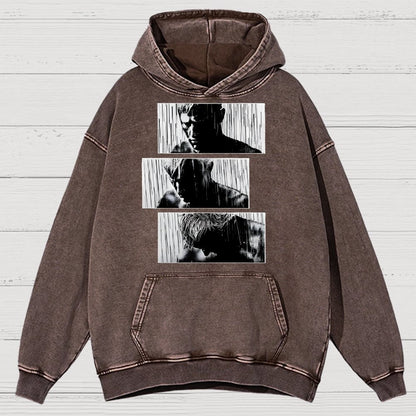 Tears In Rain Vintage Distressed Hoodie