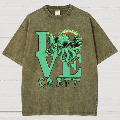 Cthulhu Vintage Distressed T-shirt